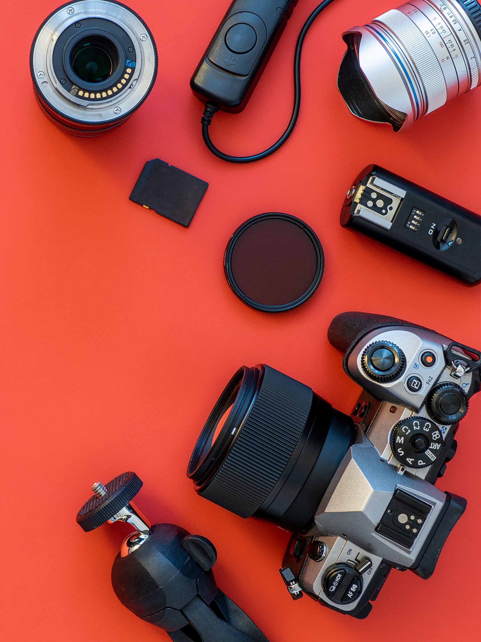 equipo fotográfico