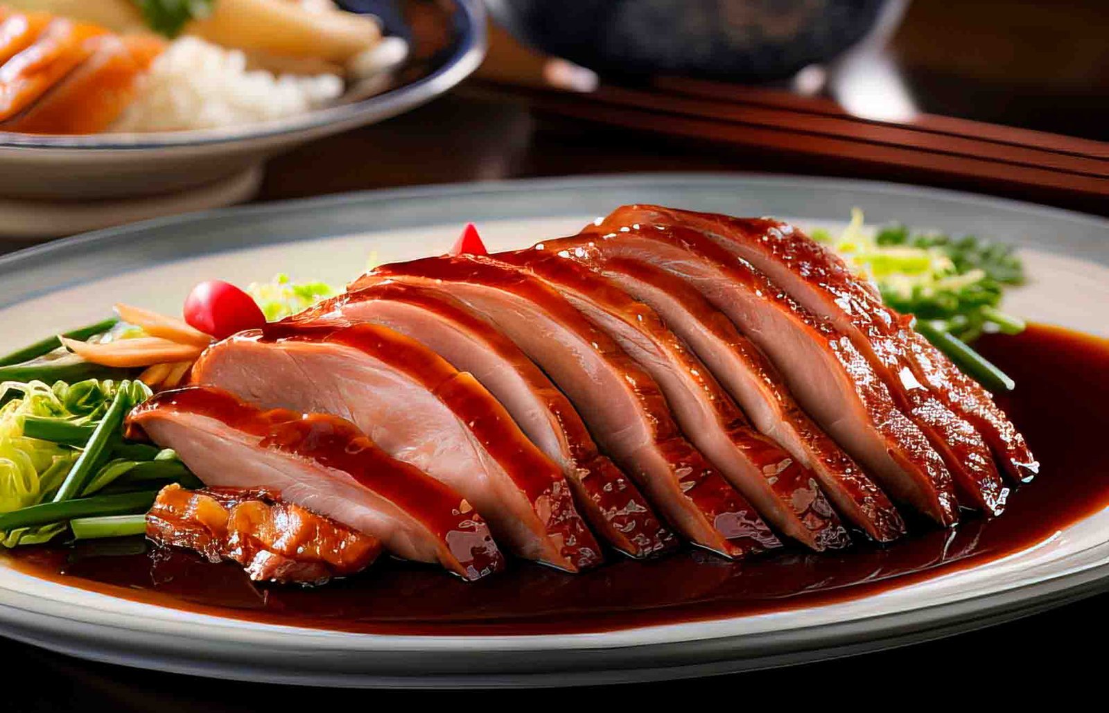 plato tipico pato pekines