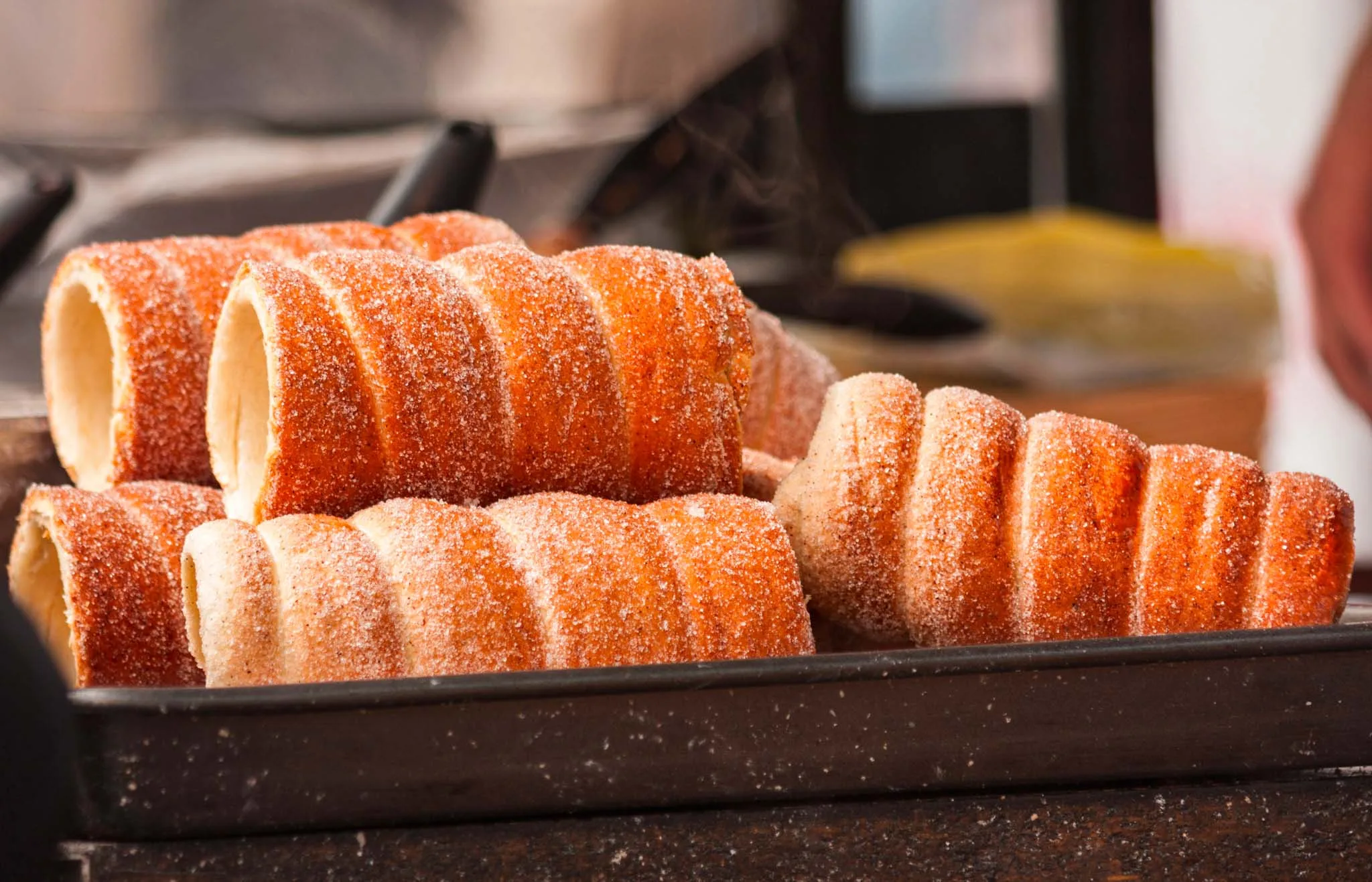 Trdelnik praga en navidad