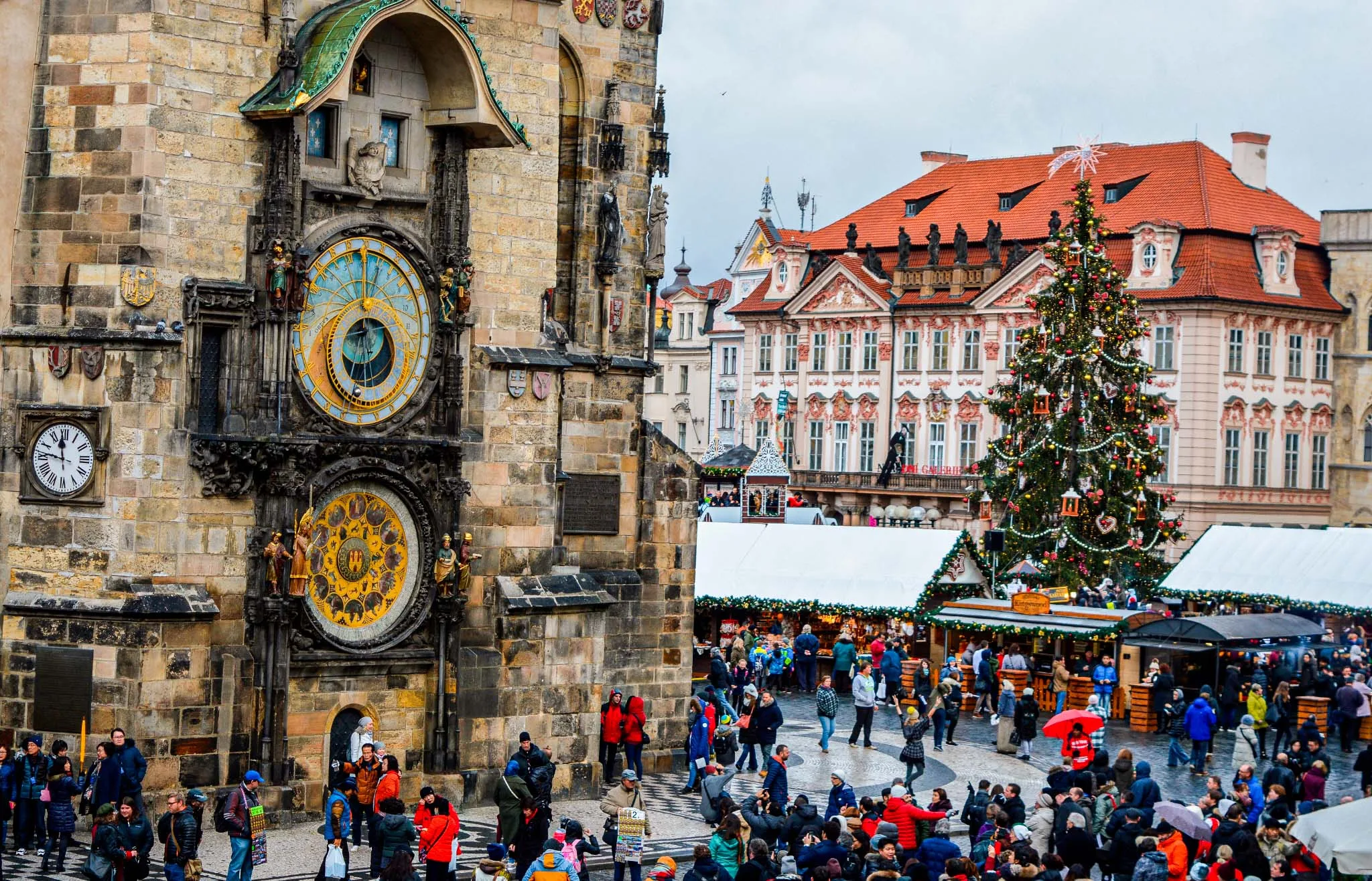 mercado navideno plaza ciudad vieja praga