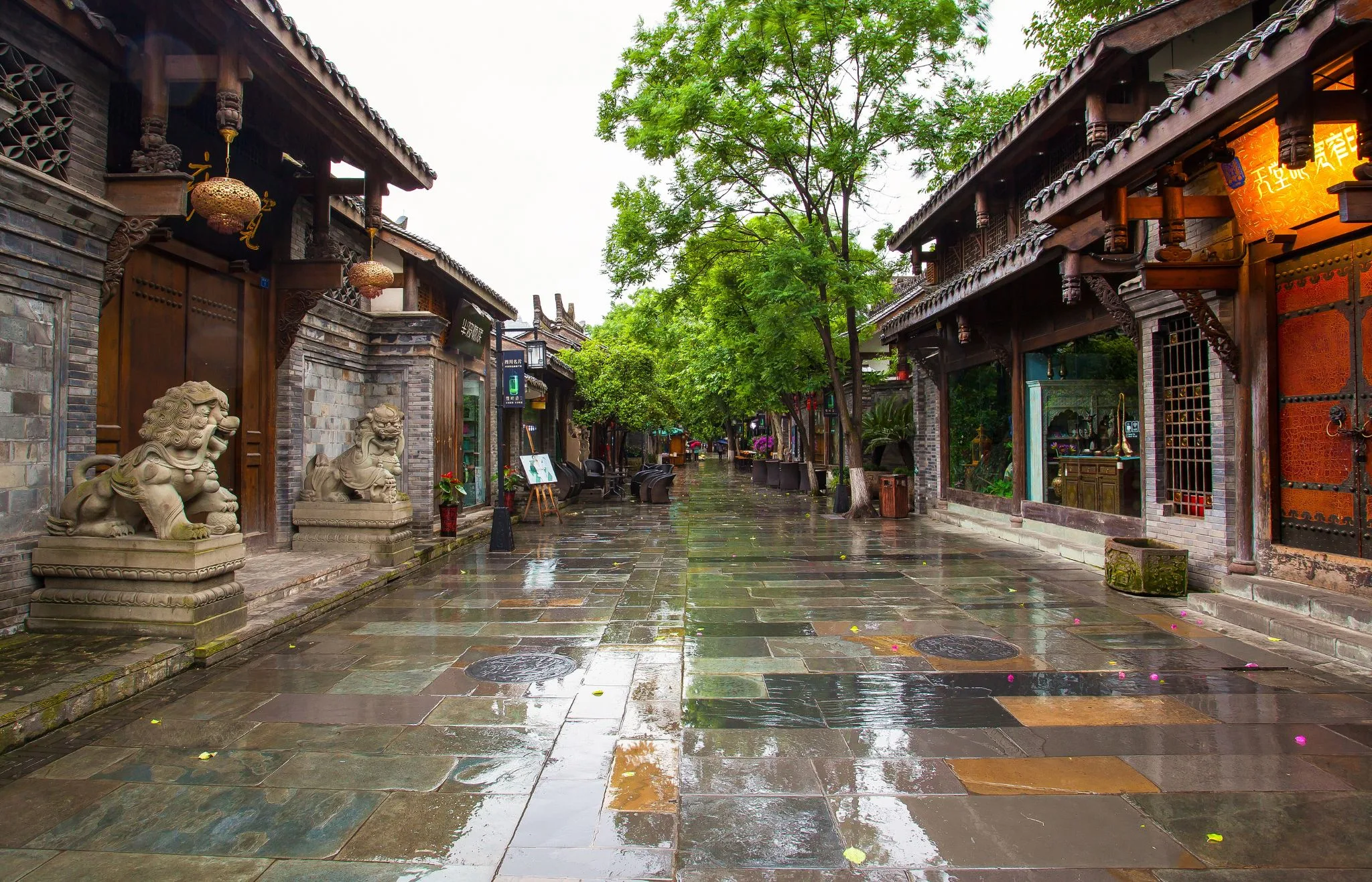 Callejones de Kuanzhai donde comrpar en chengdu