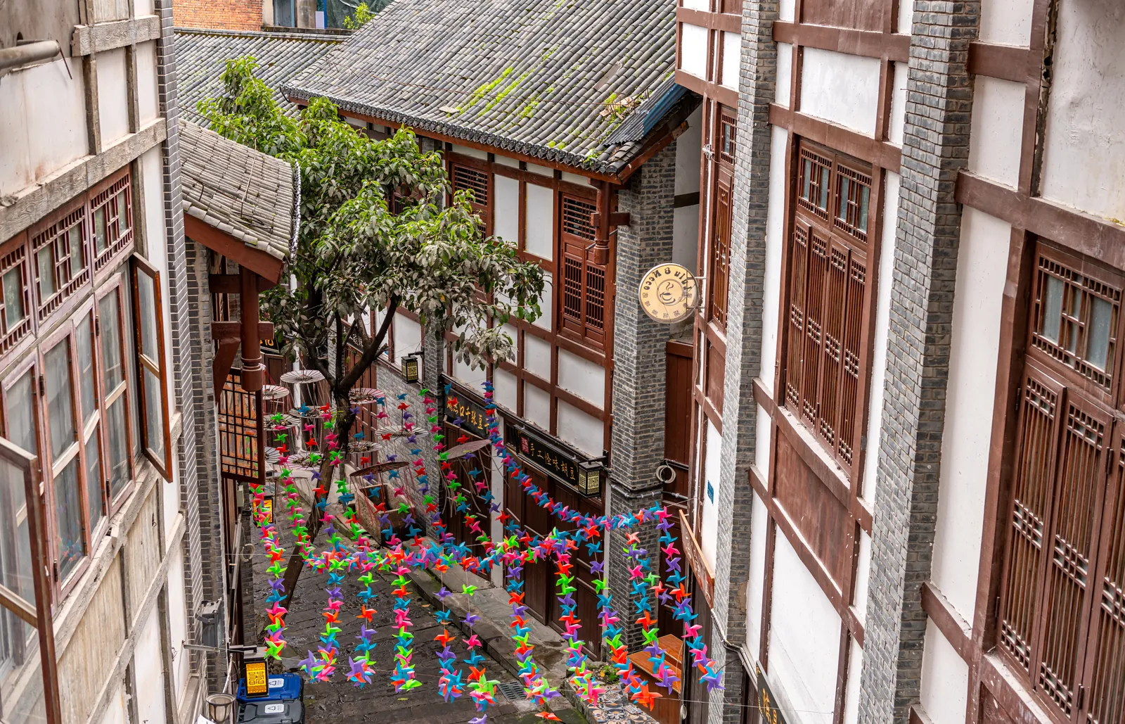 Calle antigua de Ciqikou, en Chongqing