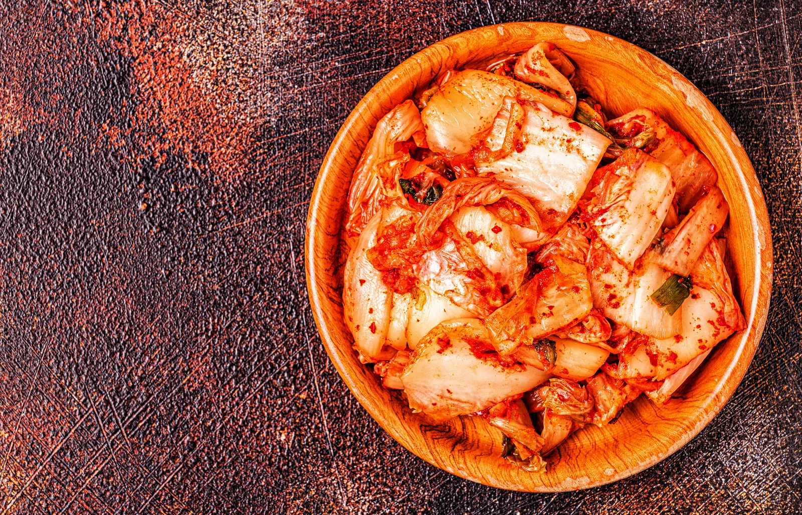 Kimchi, col fermentada con guindilla