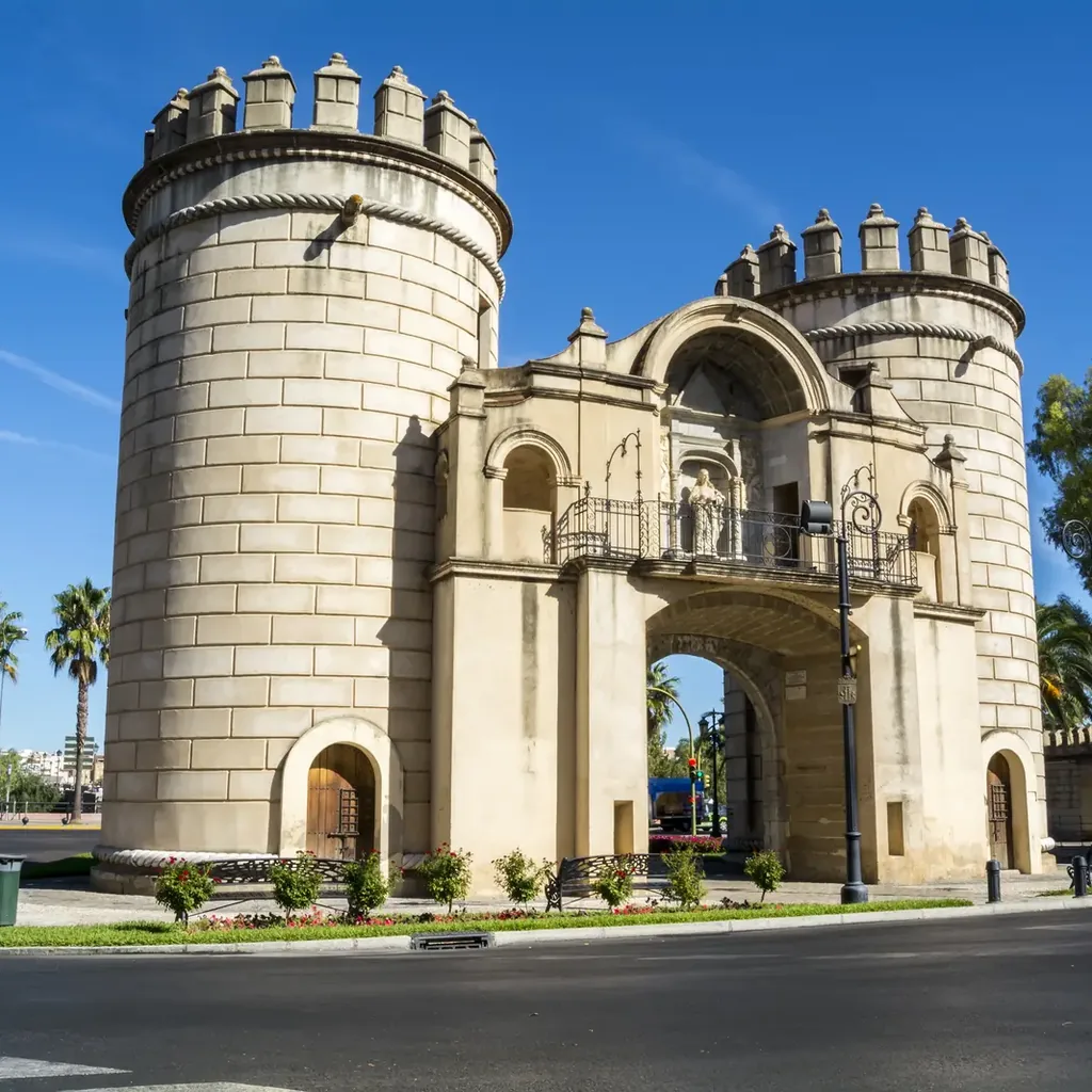 Puerta de Palmas de Badajoz, junto al Guadiana
