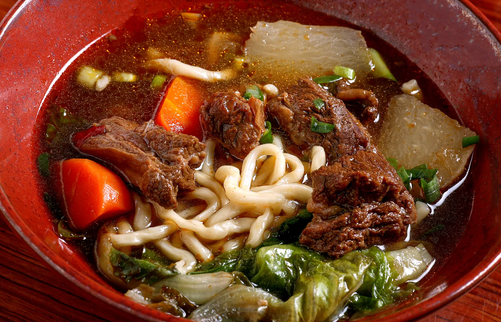Sopa taiwanesa de fideos con ternera